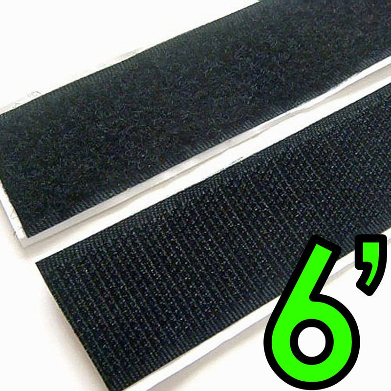 Electriduct 3" Self Adhesive Hook & Loop Tape Adhesive Backed Fabric Fastener | Used for Arts/Crafts & Home and Office - 6 Feet 3" Wide - NewNest Australia