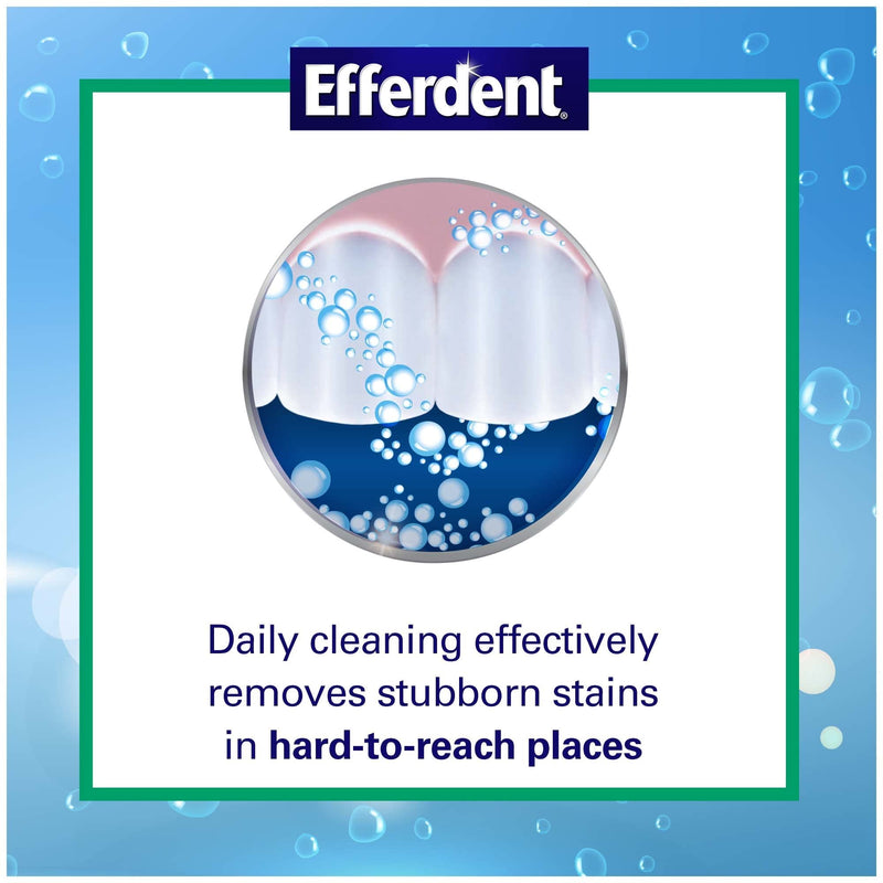 Efferdent Denture Cleanser Tablets, Fresh & Clean, White Minty 44 Count (Pack of 1) 44 Count (Pack of 1) - NewNest Australia