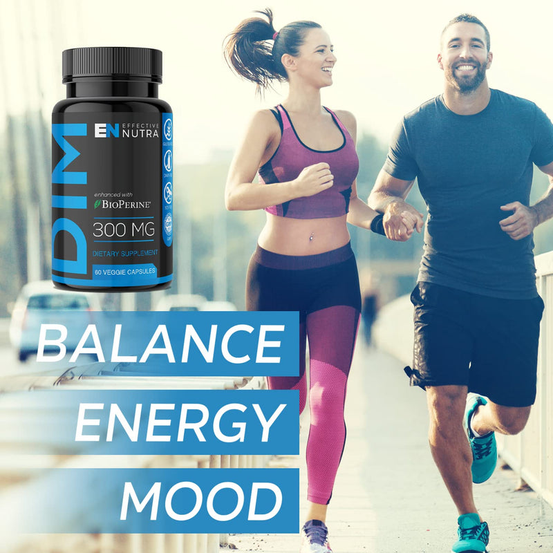 Effective Nutra Dim Supplement 300mg - Extra Strength Diindolylmethane DIM for Men & Women + BioPerine - Estrogen Blocker for Men & Women - Estrogen Balance, Metabolism, Hormone, Menopause, Acne, PCOS - NewNest Australia