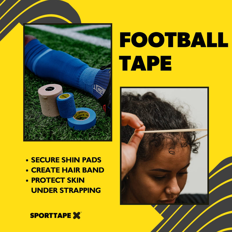 SPORTTAPE Soft Foam Underwrap - Black - 7cm x 27m | Pre Wrap Sports Tape - Thin, Non-Adhesive, Hypoallergenic, Protective Foam Wrap | Football Hair Band & Shin Guard Tape - Single Roll 1 Count (Pack of 1) - NewNest Australia
