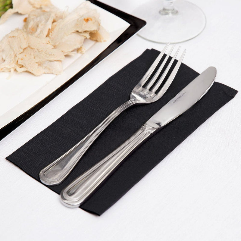 2 Ply Black Dinner Napkin Pack of 100 Pack of 125ct - NewNest Australia
