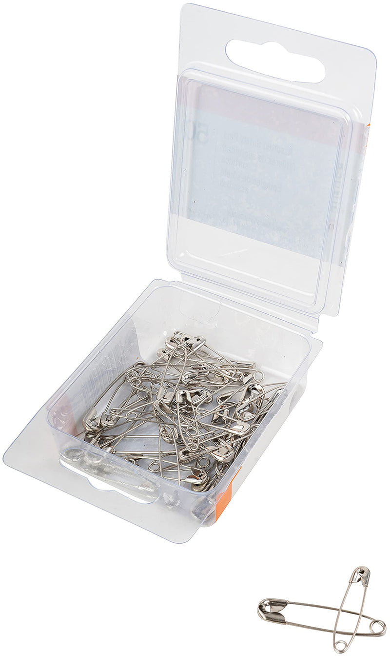 SINGER 00226 Assorted Safety Pins, Multisize, Nickel Plated, 50-Count 1 - NewNest Australia