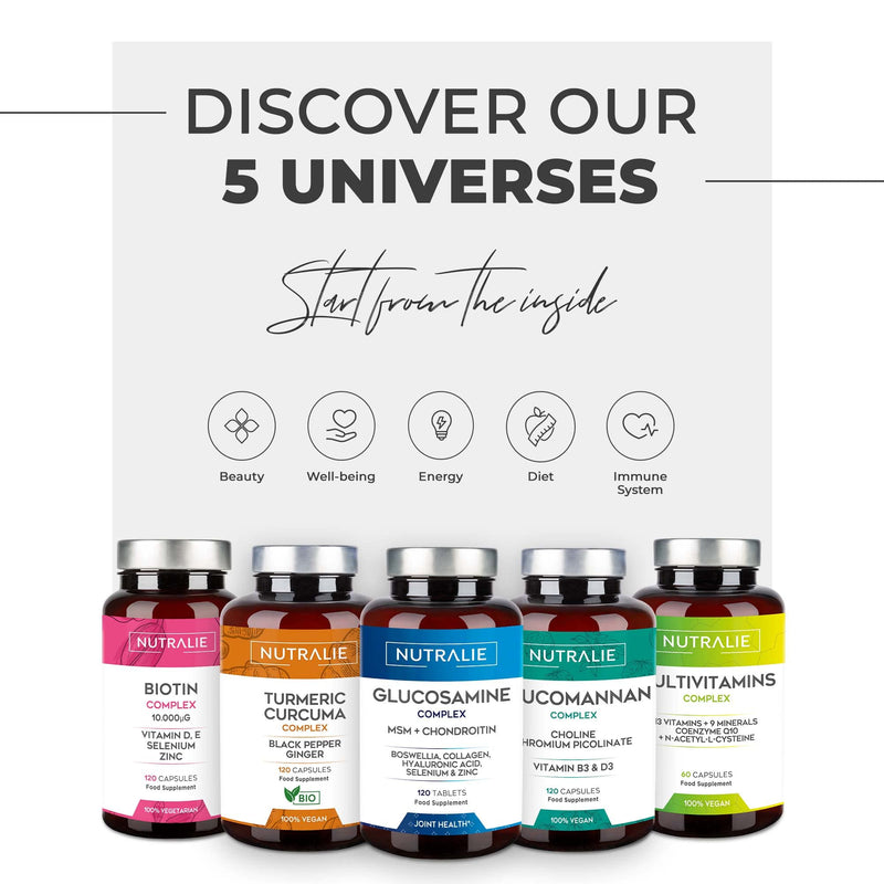 Multivitamin Capsules 29 Essential Nutrients Vegan | Vitamins A, B, C, D, E, K, Biotin, L-Cysteine, Coenzyme Q10 And 9 Minerals | Multivitamin Complex 60 Capsules | Nutralie - NewNest Australia