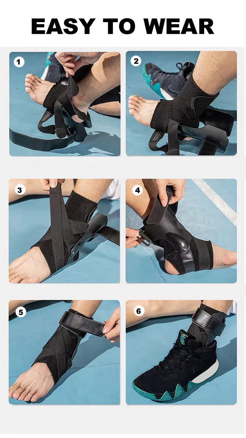 Ankle Brace Ankle Stabilizer Brace with ThreeWay Support, Sprain Support for Men and Women, for Basketball, Soccer, Hockey, Volleyball, Football & Baseball Black Medium - NewNest Australia