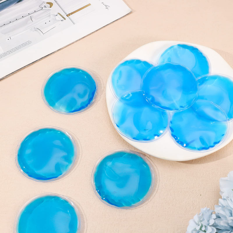 Firtink Pack Of 10 Cooling Pad Cooling Compress Cold Warm Compress Cooling Pads Gel Reusable Cool Pack Cooling Pack Cooling Pad For Eyes, Wisdom Teeth, Beauty, Pain Relief, Toothache, Fever - NewNest Australia