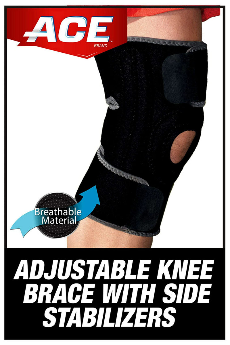 ACE Adjustable Knee Brace with Side Stabilizers Provides Support & Compression to Arthritic and Painful Knee Joints Knee Brace with Dual Side Stabilizers - NewNest Australia