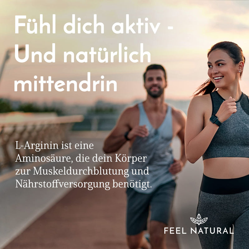 L-Arginine 365 Vegan Capsules With 4500 Mg Vegetable L-Arginine Hcl From Fermentation (Of Which 3750 Mg Pure L-Arginine) Per Daily Dose, No Additives, High Dose, Vegan, Made In Germany - NewNest Australia
