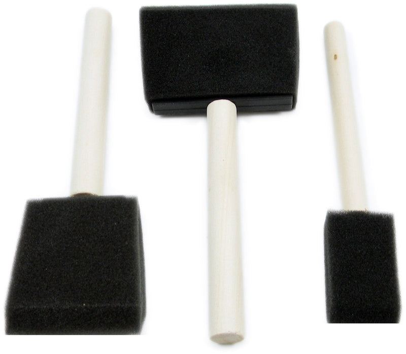 ROYAL BRUSH RFOMW-3P Foam Brush, 3-Pack Darkassorted, 1", 2" & 3" 1", 2" & 3" - NewNest Australia