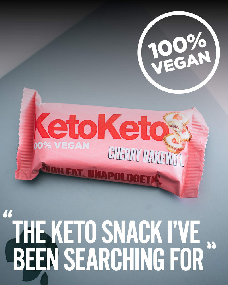 Keto Keto Bars 12 x 50g Keto Snacks For Weight Loss | Keto Diet, Sugar Free Snack, Meal Replacement Bar | Healthy Snacks, Keto Food, Low Carb | Low Calorie, Vegan Food, Breakfast Bar (Cherry Bakewell) Cherry Bakewell - NewNest Australia