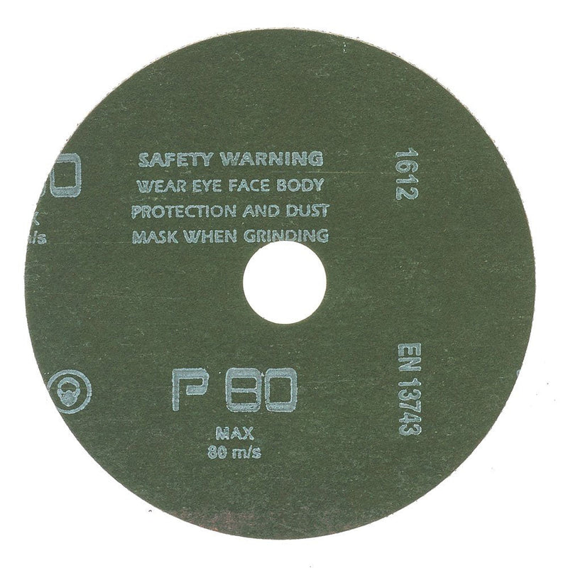Mercer Industries 300080-4" x 5/8" Aluminum Oxide Resin Fiber Discs, 80 Grit (25 pack) - NewNest Australia