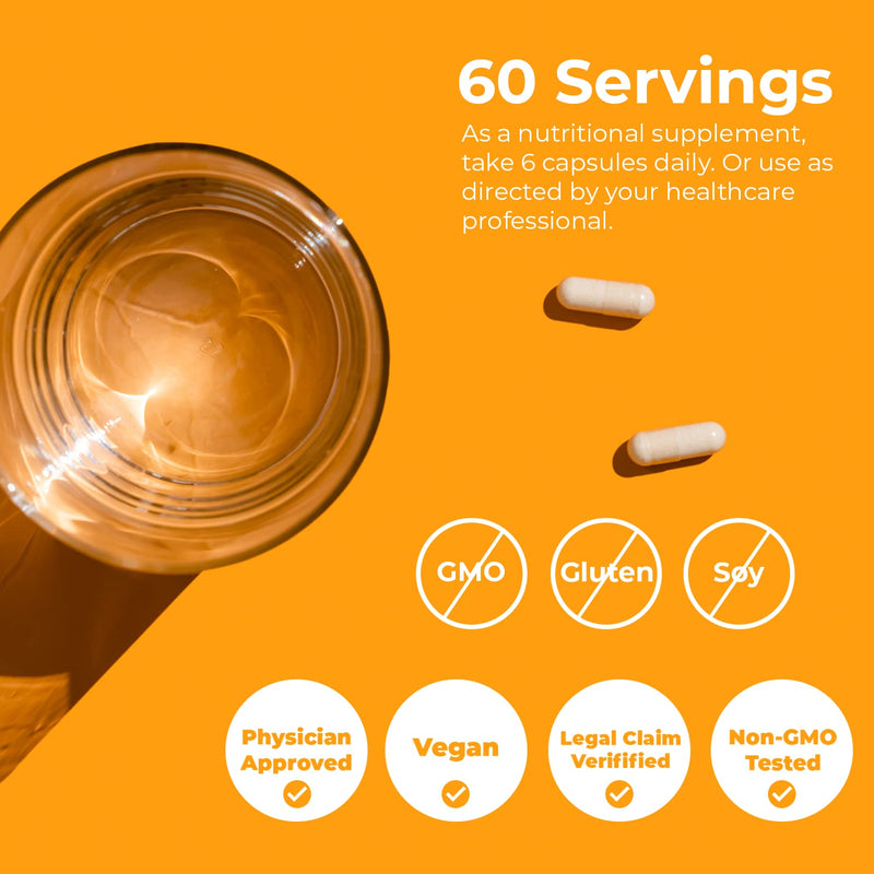 Jigsaw Health Adrenal Cocktail with Whole-Food Vitamin C, 360 Capsules - NewNest Australia