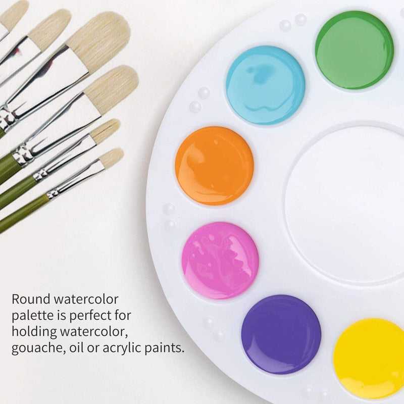 Zalduig Palettes，Paint Tray Palettes, 6 Pack, Paint Palette, Paint Pallet, Paint Tray, Palette, Painting Supplies, Painting Palette, Paint Trays for Kids, Plastic Palette, Paint Pallets for Kids - NewNest Australia
