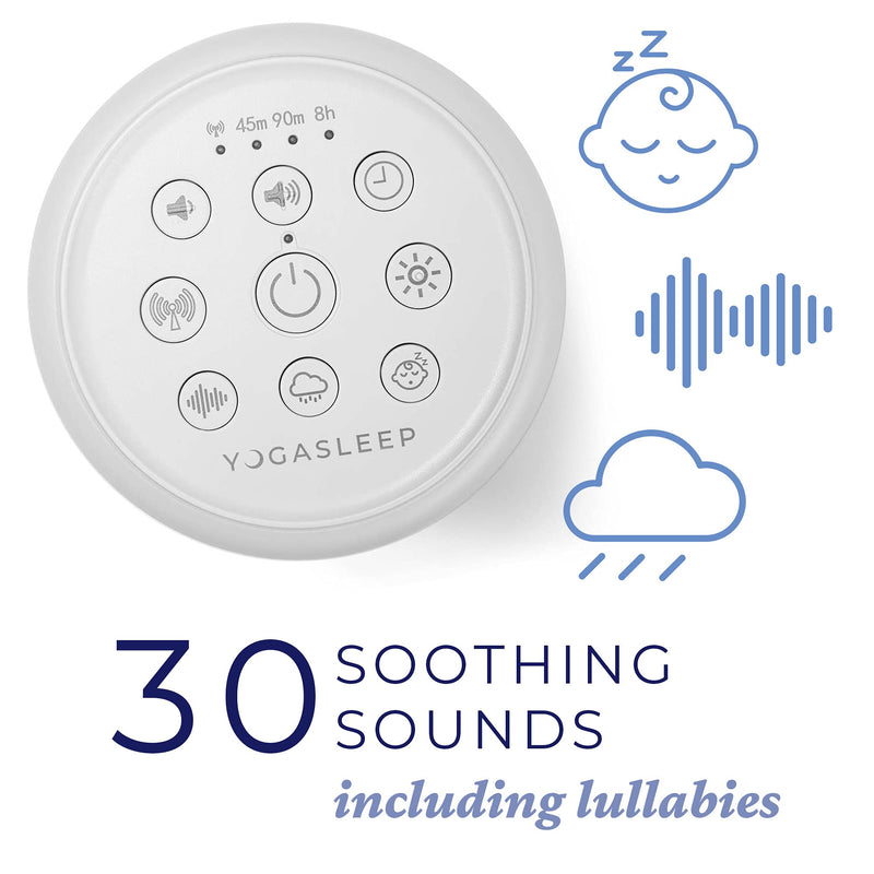 Yogasleep Duet White Noise Machine with Night Light & Wireless Speaker Sound Machine for Travel, Office Privacy, Sleep Therapy for Adults & Baby - NewNest Australia