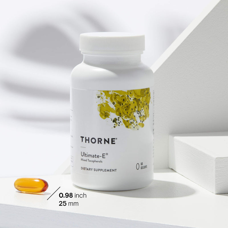 Thorne Research - Ultimate-E - Contains All of The Natural Forms of Vitamin E - 60 Gelcaps - NewNest Australia