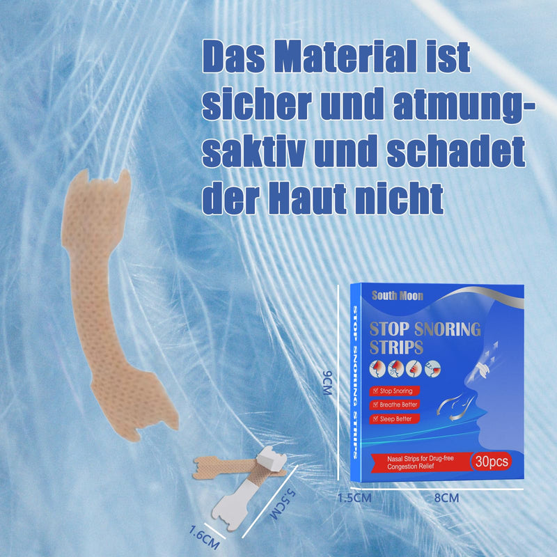 Hiloi Nasal Strips Anti Snoring Nose For Better Breathing Snoring Prevent, Nose Strips Sleep Improvement Plasters, Nose Strips For Sleep And Sports Pack Of 30 - NewNest Australia