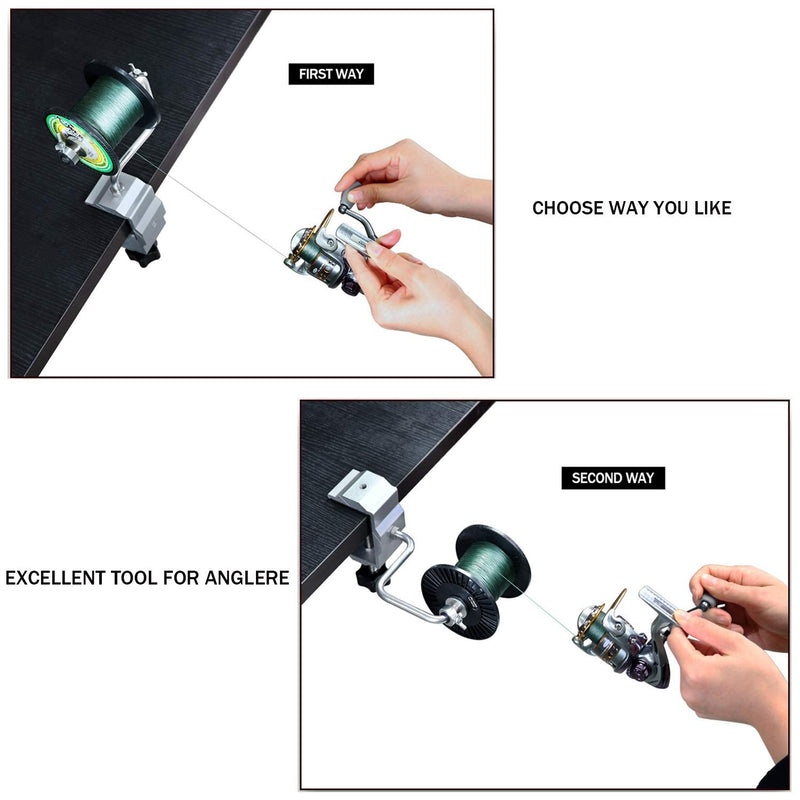THKFISH Fishing Line Spooler Fishing Line Winder Spooler Fishing Accessories Adjustable Stable Portable Fishing Line Spooler/Fishing Line Remover A -Short- Line Spooler - NewNest Australia