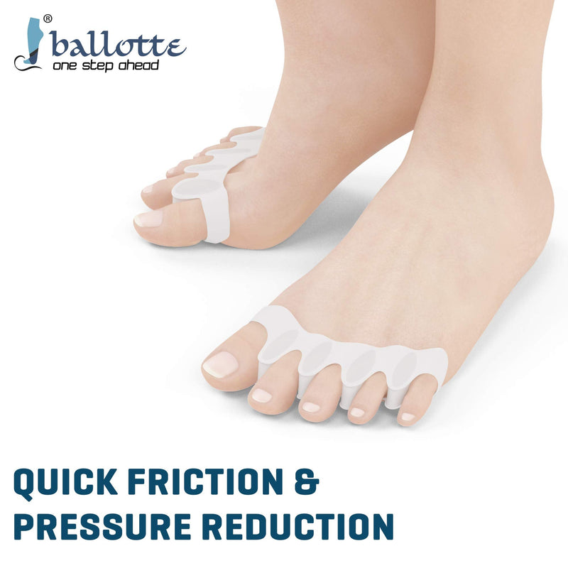 Toe Separators for Overlapping Toes, Toe Spacers - Soft and Gentle Bunion Correction, Toe Straighteners for Active Lifestyles and Yoga Practice, Correct Toes, Rapid Rubbing, Pressure, and Pain Relief - NewNest Australia