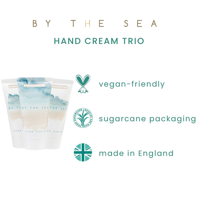 Heathcote & Ivory By The Sea Hand Cream Trio Set Travel Size, 3 x 50ml - NewNest Australia