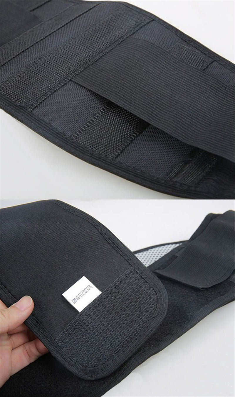 Back warmer self-heating kidney warmer magnetic field therapy waist warmer back waist support heat therapy magnetic protection heat belt thermal belly warmer heat protection back bandage women men black - NewNest Australia