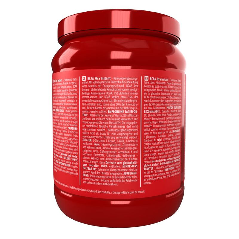 Activlab BCAA Xtra Instant 500g | 5000mg amino acids | 3500mg LGlutamine | Muscle growth, regeneration &amp; Endurance | Orange flavor | BCAA 2:1:1 | Ideal for bodybuilding | Includes measuring cup - NewNest Australia
