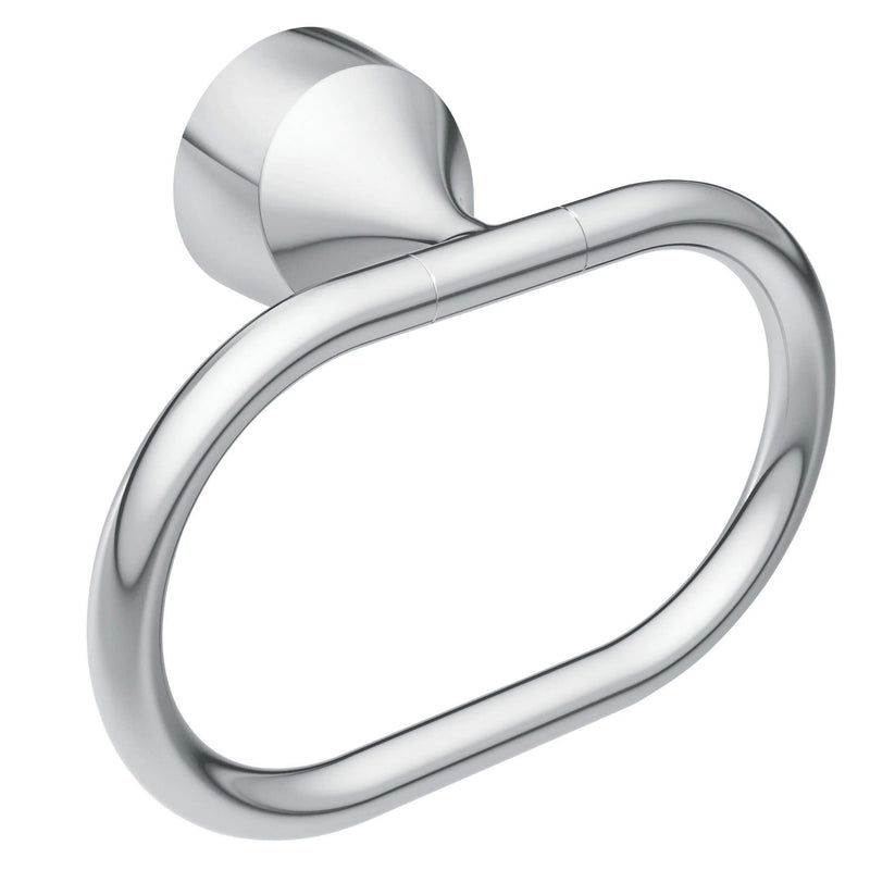 Moen MY3786CH Idora Single Post Bathroom Hand Towel Ring, Chrome - NewNest Australia