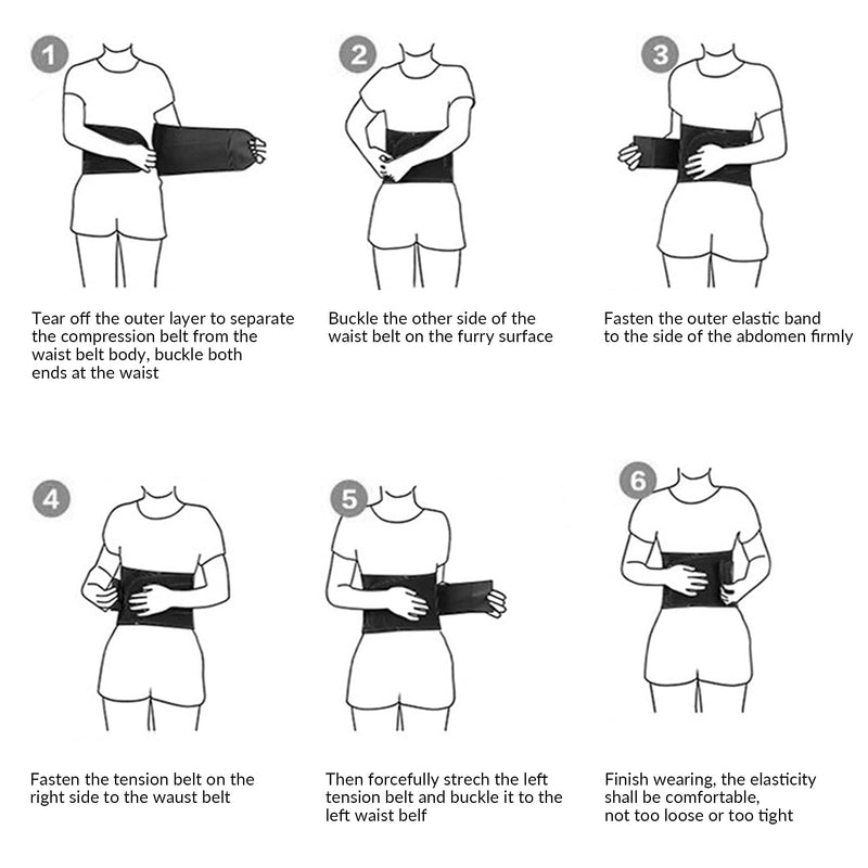 KkaFFe Back Support with Magnet, Tourmaline Magnetic Back Braces for Lower Back Pain Relief, Self Heating & Soothing Back Support Belt, Lumbar Support Belt for Herniated Disc/Sciatica (Large) Large - NewNest Australia