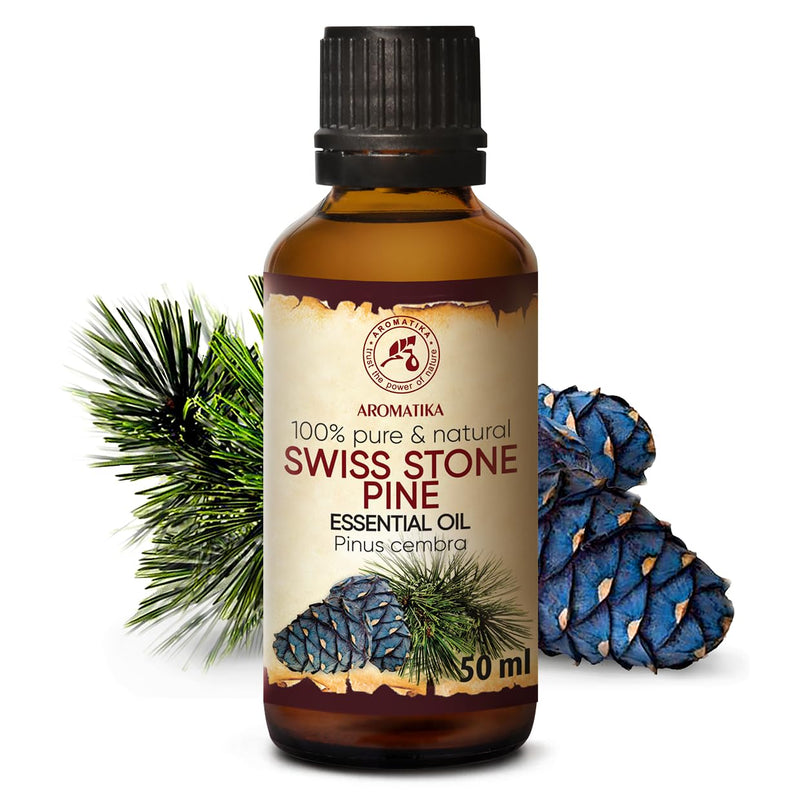 Pine Oil 50 Ml - 100% Natural & Pure Essential Pine Oil - Pinus Cembra - Pine Oil For Sauna - Aromatherapy - Aroma Diffuser - Natural Pure Oil From The Pine - Arve Oil - NewNest Australia