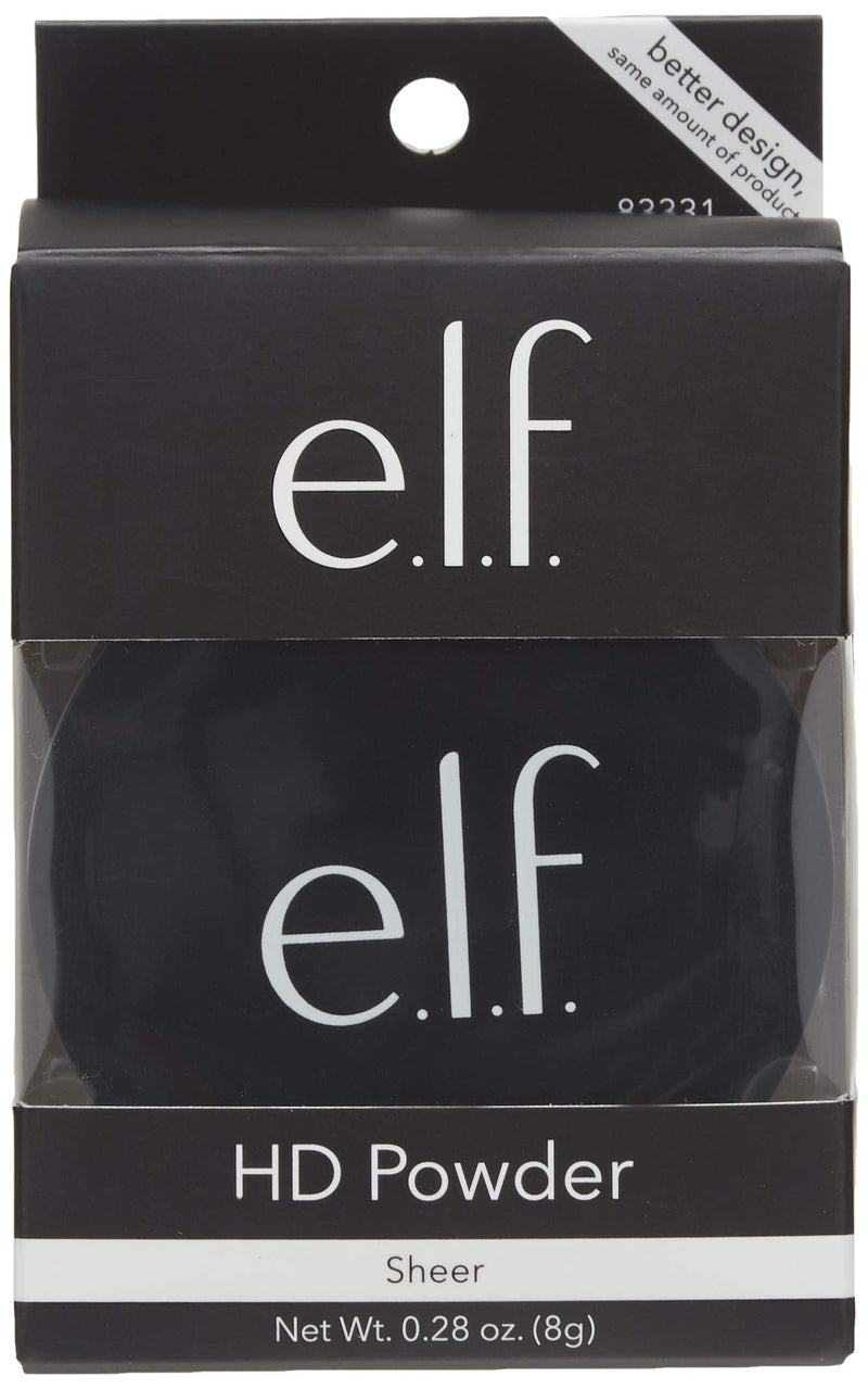 e.l.f. High Definition Powder, Loose Powder, Lightweight, Long Lasting, Creates Soft Focus Effect, Masks Fine Lines and Imperfections, Sheer, Radiant Finish 8g - NewNest Australia