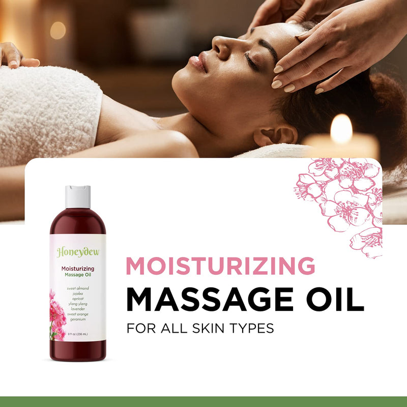 Enticing Aromatherapy Sensual Massage Oil - Nourishing Full Body Massage Oil for Couples with Ylang Ylang Lavender Essential Oil and Sweet Massage Oil Blend - Moisturizing Body Oil for Men and Women - NewNest Australia