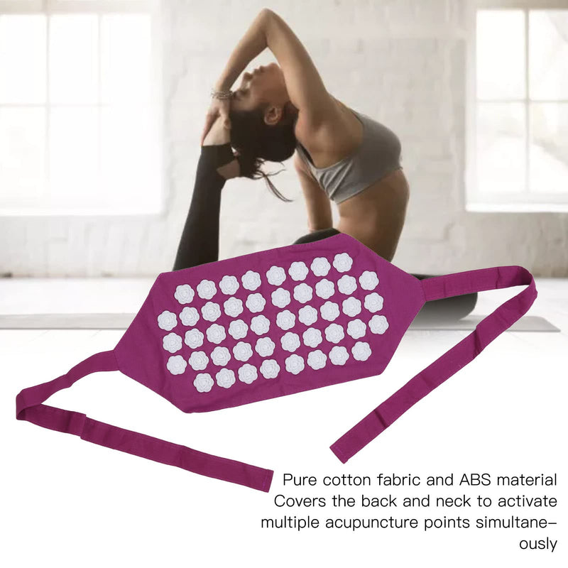 Acupressure Massage Belt Relaxing Acupressure Belt Cotton Fabric Anti Stress ABS Flower Shape Acupressure Mat for Home - NewNest Australia