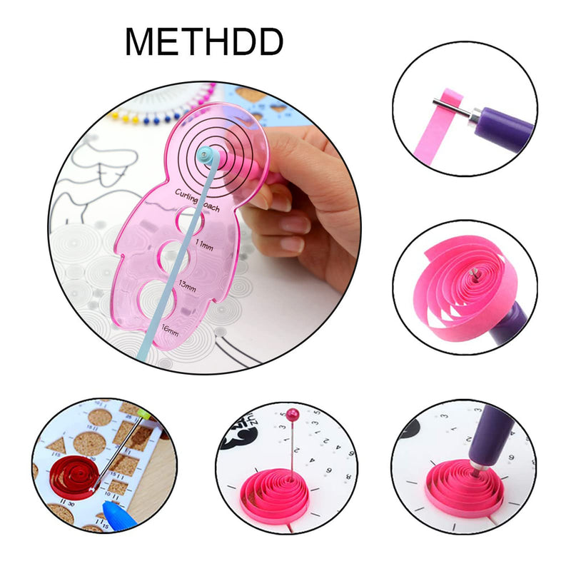 Paper Quilling Tools, 12 Pack Assorted Sizes Rolling Curling Quilling Needle Pen for Art Craft DIY Paper Cardmaking Project 11 PCS - NewNest Australia