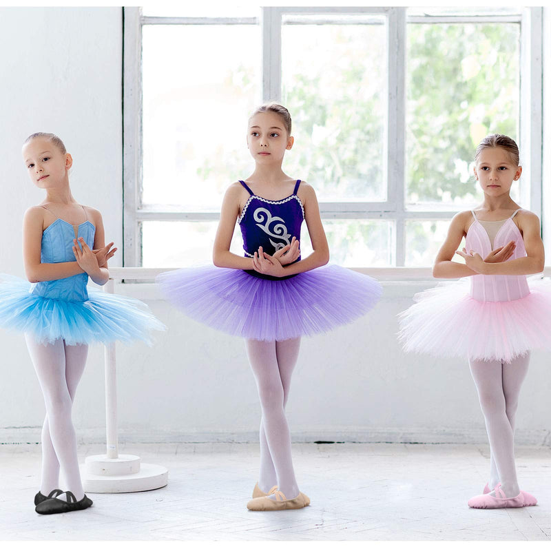 SATINIOR 3 Pairs Ballet Shoes for Girls Toddlers Practice Shoes Ballet Shoe Yoga Shoes 3 Colors Ballet Slippers Flats for Toddler Kids Dancing 13 Little Kid Black, Pink and Beige - NewNest Australia
