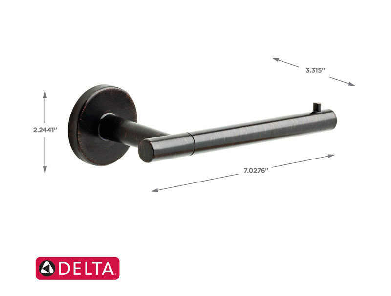 Delta Faucet 759500-RB Trinsic Toilet Paper Holder, 3.31 x 7.00 x 3.31 inches, Venetian Bronze - NewNest Australia