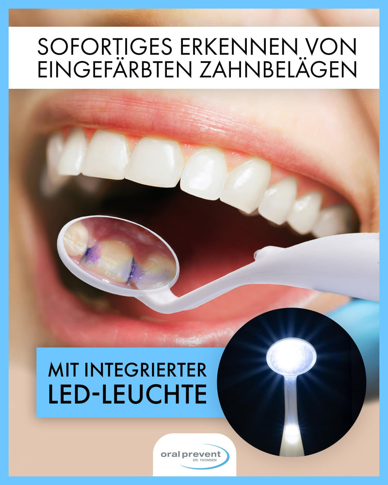 ORAL Prevent mouth mirror with LED light - dental mirror for better dental care - dentist mirror with anti-fog coating - dental care mirror - NewNest Australia