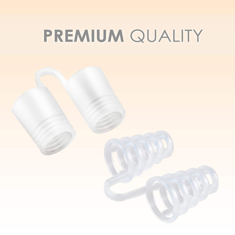 Nose Vent Sinus Relief Dilator (Pack of 8 Various Sizes) - A Simple Solution for Nasal Snorers - Reusable Snoring Device to Enjoy a Peaceful Night's Sleep - by Mobi Lock - NewNest Australia