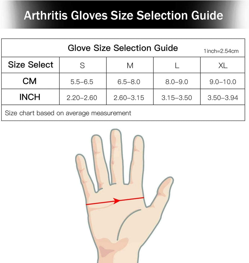 David Copper Compression Cotton Arthritis Gloves. Best Copper Infused Glove for Arthritis Hands, Arthritic Fingers, Carpal Tunnel, Computer Typing, Hand Support. Fingerless for Women and Men (Small) Small (1 Pair) - NewNest Australia