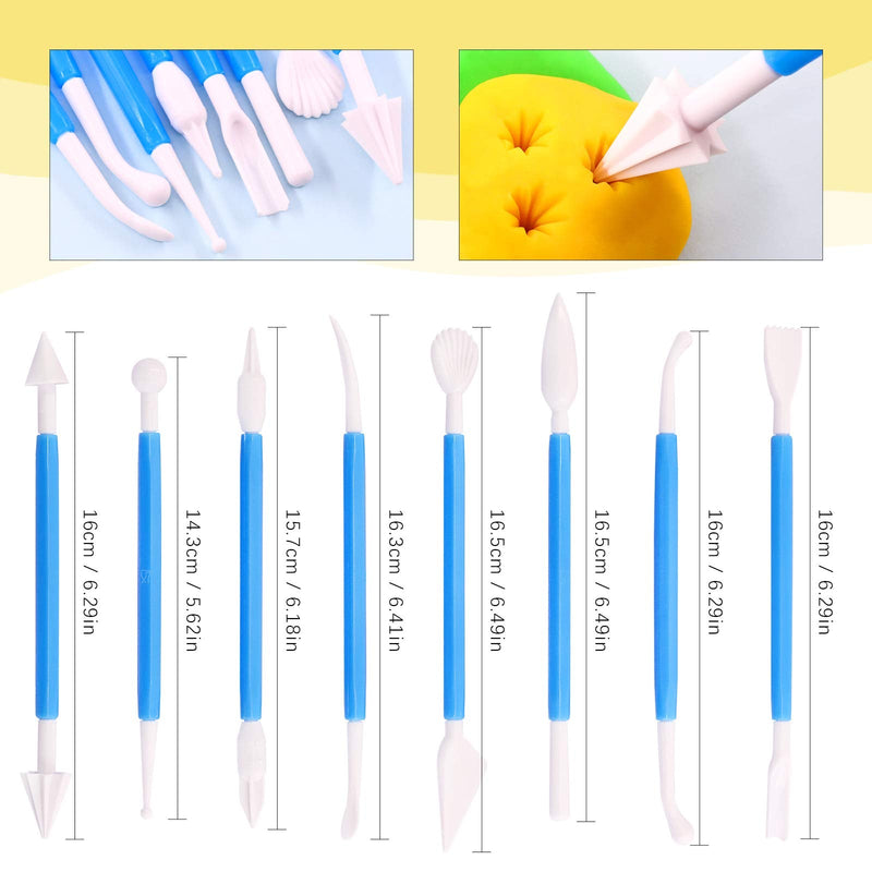 Swpeet 36Pcs Green Clay Extruder Gun Fondant Sugar Paste Extruder Clay Cake Sculpture Gun, Ball Stylus Dotting Tool with Plastic Scraper, Cake Decorating Supplies Modeling Tool - NewNest Australia
