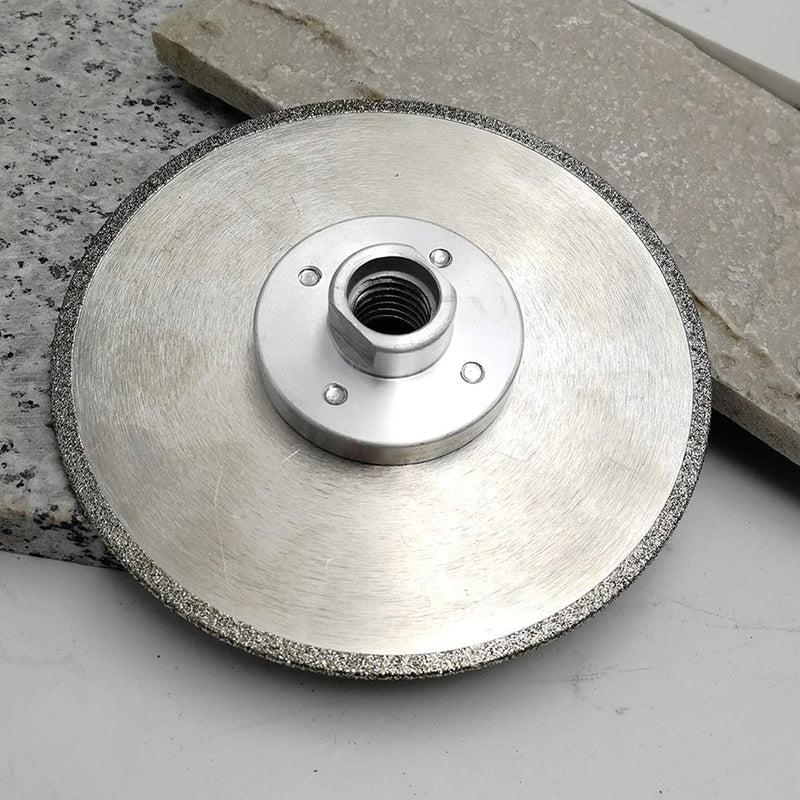 SHDIATOOL 5 Inch Diamond Grinding Disc for Granite Marble Single Side Coated Diamond Cutting Wheel with 5/8-Inch-11 Arbor 5" Single(Thread:5/8"-11) - NewNest Australia