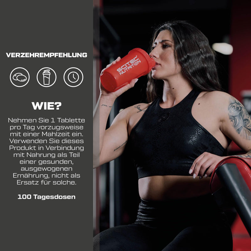 Scitec Nutrition Chromium Picolinate - Essential mineral for macronutrient metabolism and healthy blood sugar levels - Yeast-free plant-based formula - 100 capsules - NewNest Australia