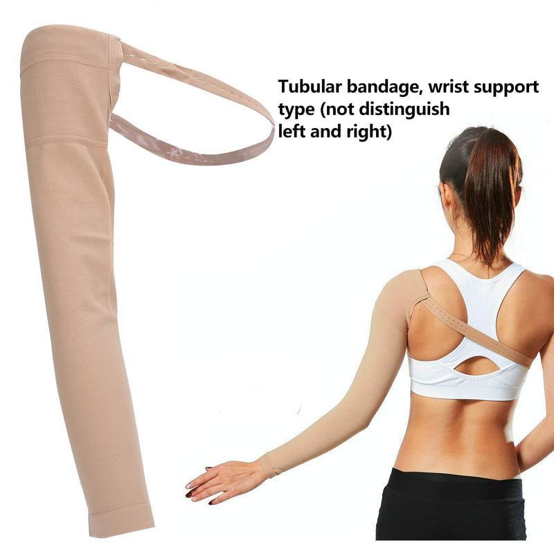 Post Mastectomy Compression Sleeve, Elastic Lymphedema Sleeve Arm Swelling Arm Lymphedema Edema Arm Support Brace for Preventing Arm Lymphedema and Other Symptoms(M) M - NewNest Australia