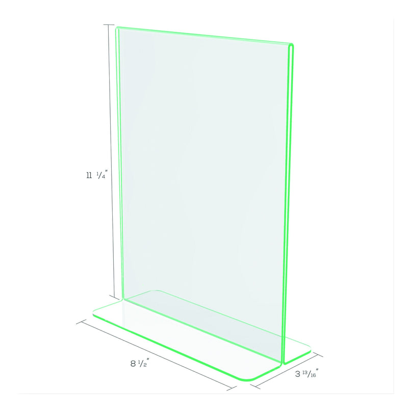 Deflect-O Superior Image Green Edge Sign Holder (Deflect-o) - NewNest Australia