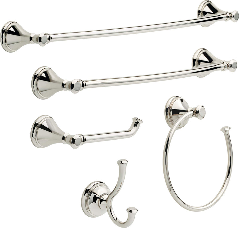 DELTA Cassidy Toilet Paper Holder, Polished Nickel, Bathroom Accessories, 79750-PN - NewNest Australia