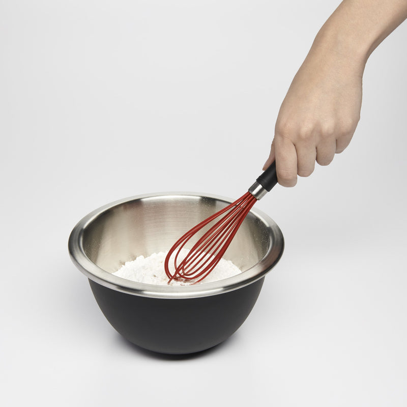 NewNest Australia - OXO Good Grips Better Silicone Whisk, 9-Inch, Red,Red/Black Red/Black 