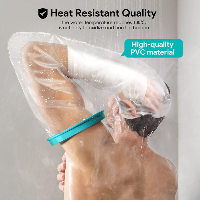 Cast Protectors,DOACT Arm Cast Cover for Shower Durable Cast Protector Keeps Hand Wrist Finger Elbow Cast Bandage Dry Waterproof Sleeve Bag for Broken Arm Reusable Watertight Seal Adult Full Arm 60cm Adults' full arm - NewNest Australia