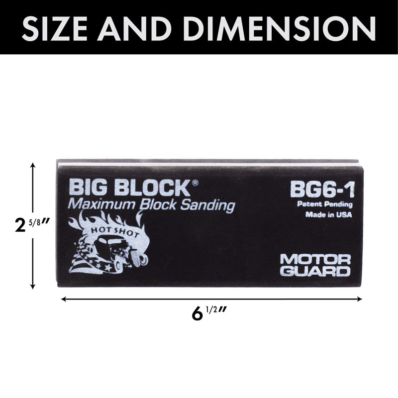Motor Guard BG6-1 6-1/2-Inch Big-Block Sanding Block - NewNest Australia
