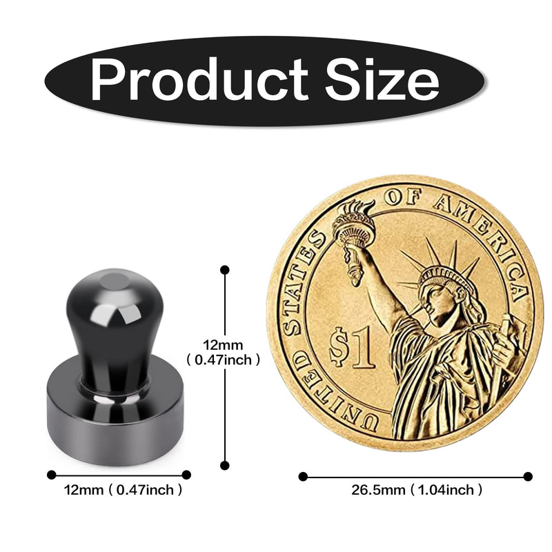 20 PCS Refrigerator Magnets, Black Metal Push Pin Magnets, Ideal for Whiteboard Magnets, Fridge Magnets, Office Magnets, Classroom Magnets, Map Magnets A-black-20p - NewNest Australia