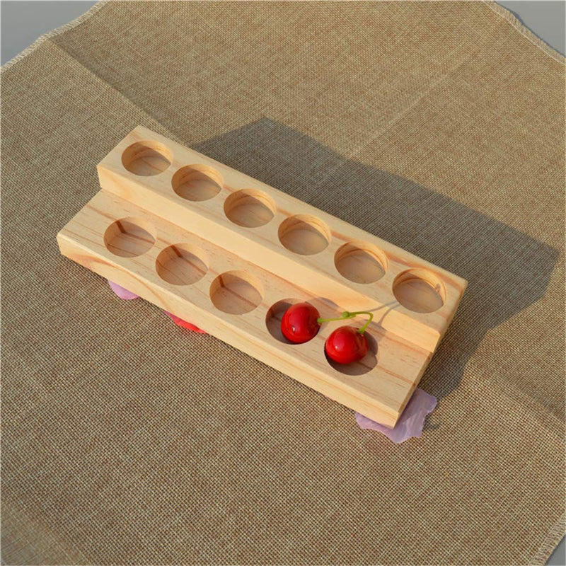 Songlela Essential Oil Display Stand, 11 Holes Aromatherapy Oils Wooden Carry Rack Holder Organizer Multifunctional Gift For Nail Polish, Fragrance Oils, Essential Oils, Stain And Lipstick #2 - NewNest Australia