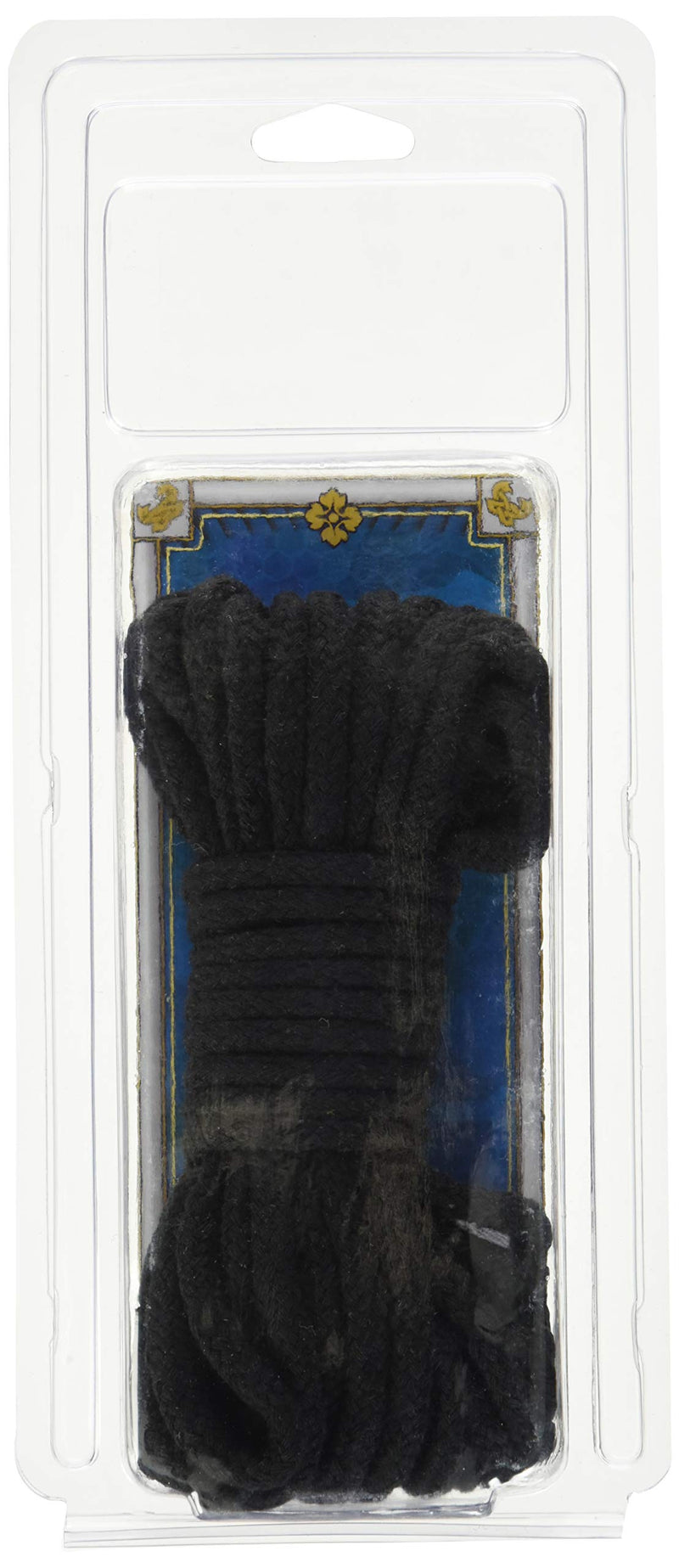 Doc Johnson Japanese Bondage Rope - Soft Cotton Rope - Gentle on the Skin - 32 Feet of Rope - Black - NewNest Australia