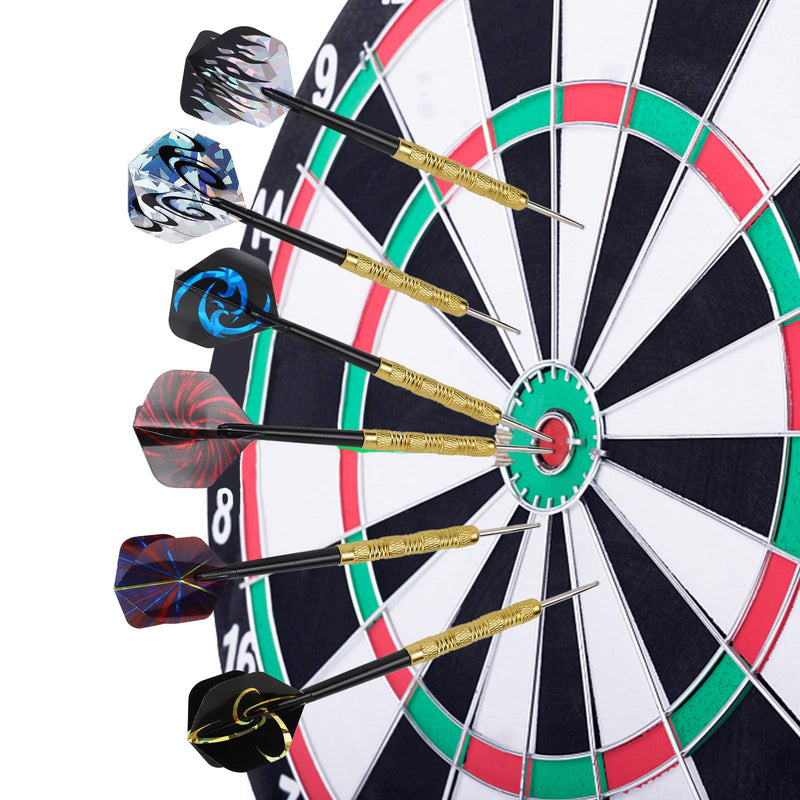 Accmor Steel Tip Darts, Professional Metal Darts, 14G Darts Metal Tip Set, Metal Darts for Dartboard,18 pcs Symbols - NewNest Australia