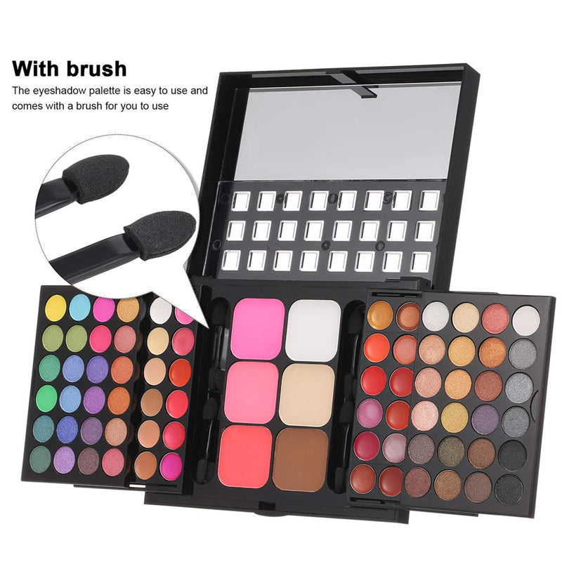 BrilliantDay 78 Colours Professional Cosmetic Make up Palette Set Kit Combination with Eyeshadows Lip Gloss Blusher Concealer Highlight powder - NewNest Australia